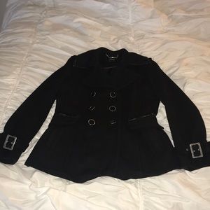 Express wool pea coat